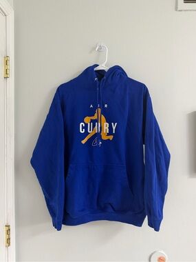 Men's Royal Blue Stephen Curry Pullover Hoodie